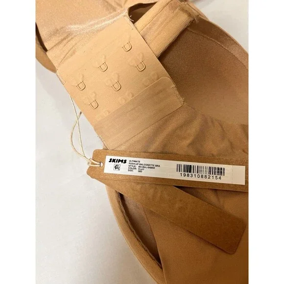 SKIMS Ultimate Push Up Balconette Bra Clay 38D NWT - Picture 4 of 7